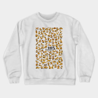 105 Foxes Crewneck Sweatshirt